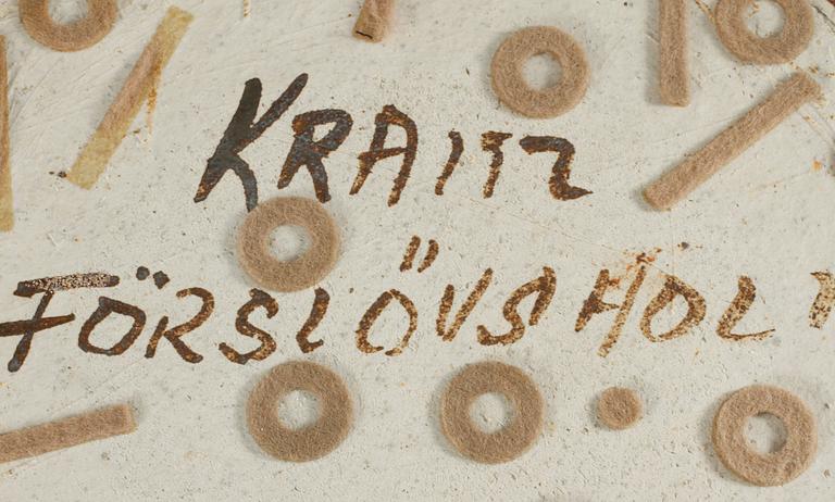 SKÅLFAT, stengods, Ulla och Gustav Kraitz, Fogdarp, Förslövsholm, 1900-talets andra hälft.