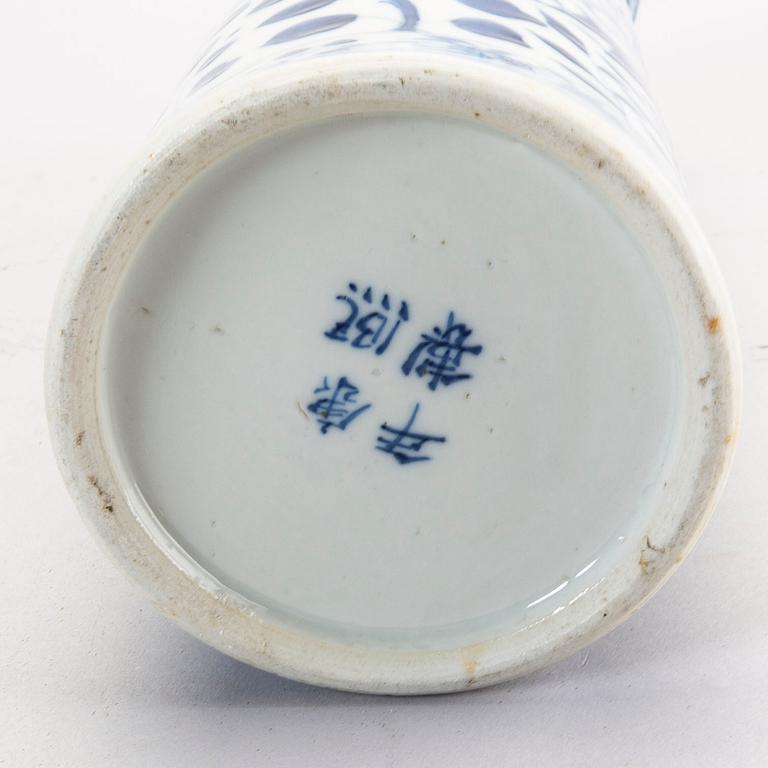 Vas, Kina Qingdynastin, 1800-talets slut, porslin.
