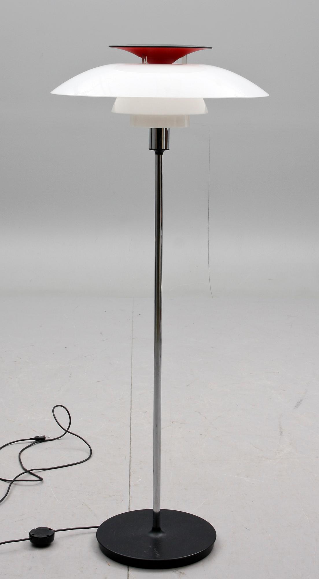 GOLVLAMPA, "PH-80", Poul Henningsen för Louis Poulsen, Danmark.