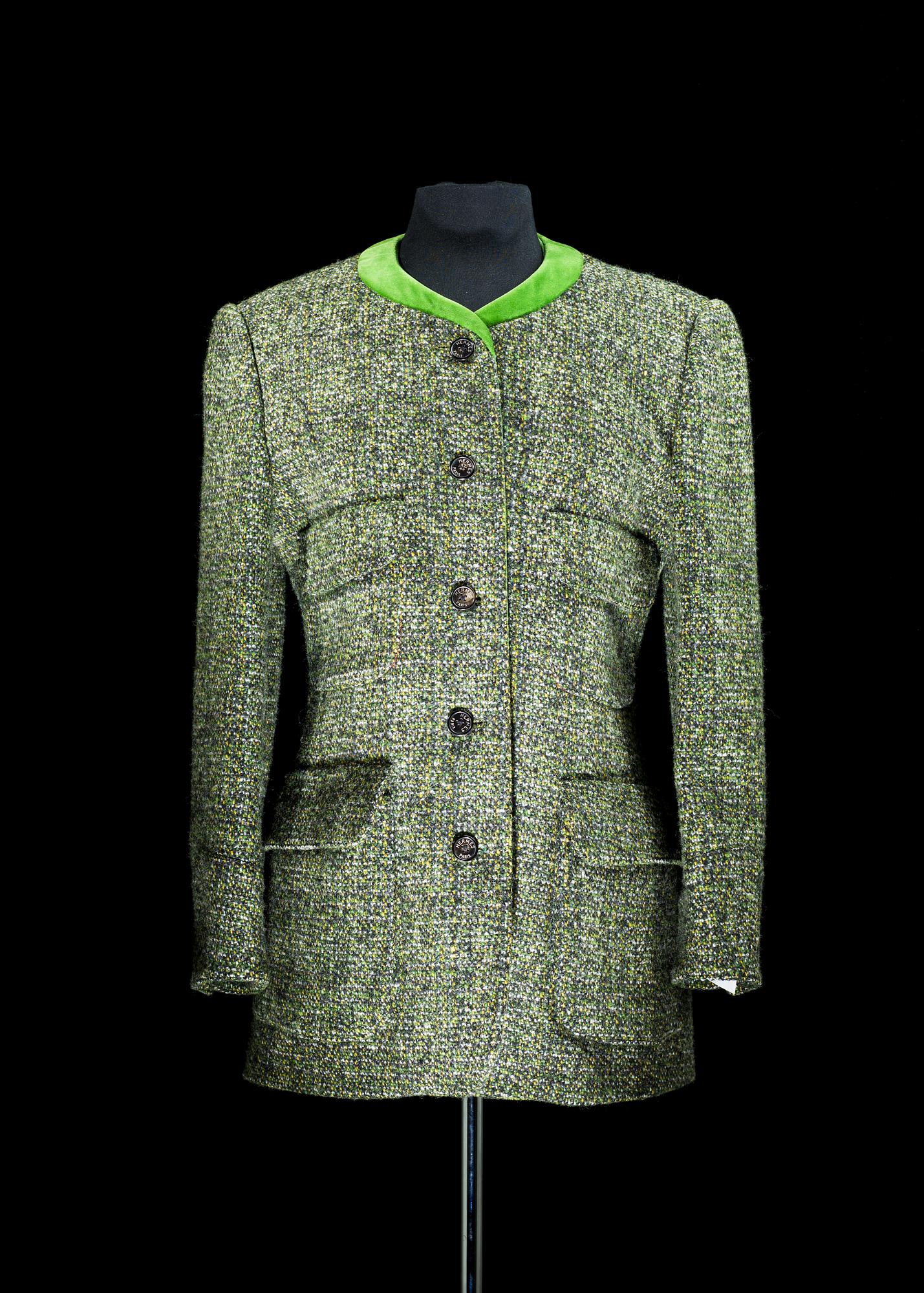 A tweed jacket by Hermès.