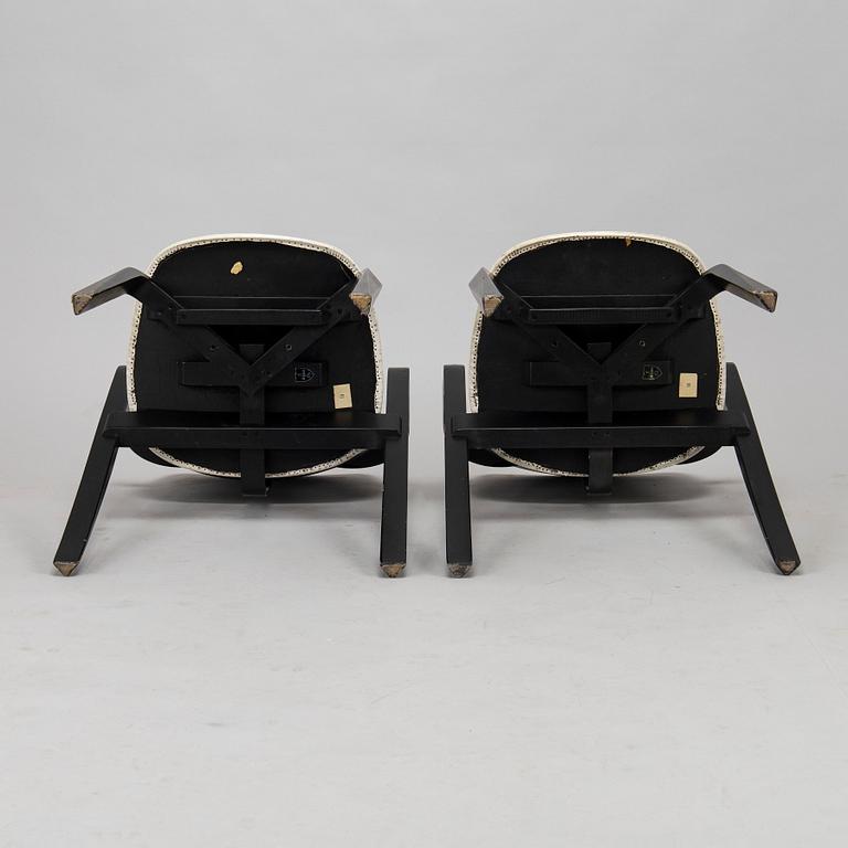 Ilmari Tapiovaara, a set of six 1960s 'Aslak' armchairs for Asko, Finland.