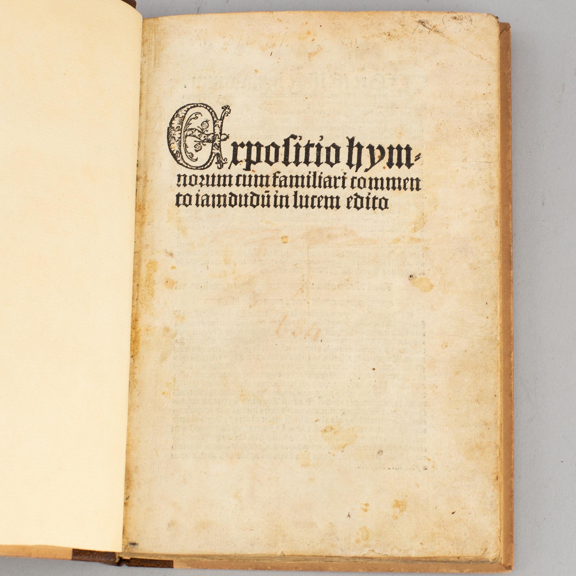 BOOK, Hilarius of Orléans, 1506.