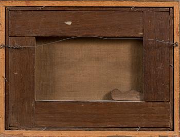 UNKNOWN ARTIST 19TH CENTURY, Unsigned. Oil on canvas 20 x 29 cm.