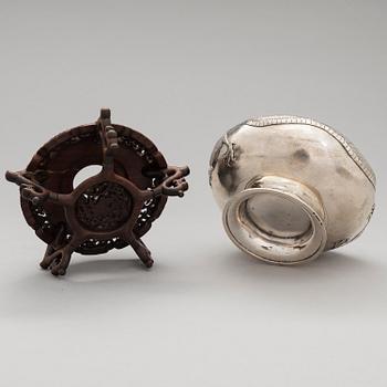 ZEE SUNG, MALJA, hopeaa, Shanghai, Kina 1900-luvun alku.