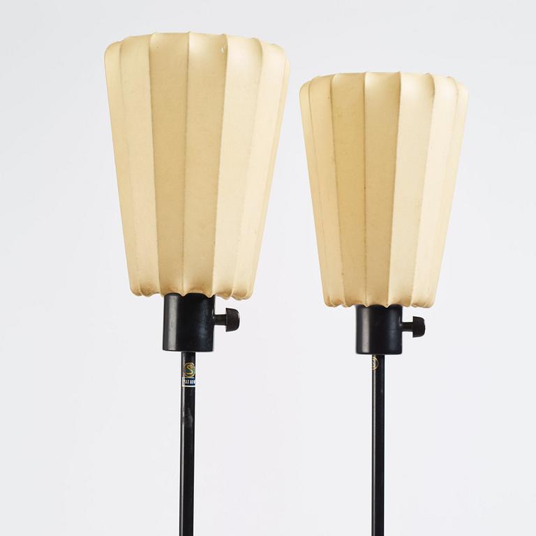 Hans-Agne Jakobsson, a pair of floor lamps, model "G-23", Hans-Agne Jakobsson AB, Markaryd, 1950-60s.