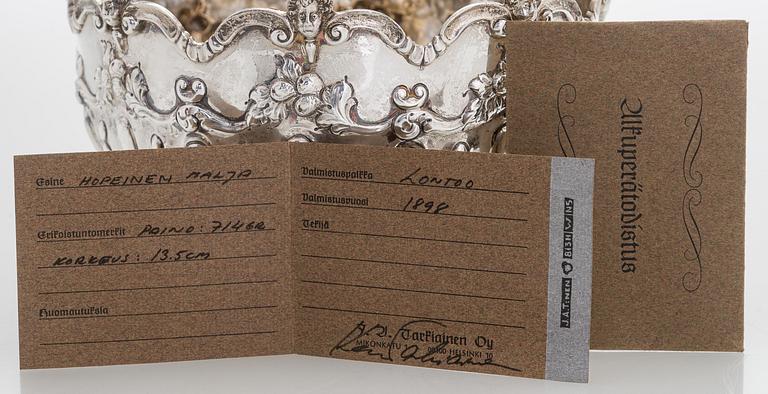 Charles Stuart Harris, malja, sterlinghopeaa, Lontoo 1898.