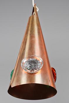 TAKLAMPA, "Struten"/"182", Hans Bergström och Erik Höglund, Ateljé Lyktan, 1900-talets tredje kvartal, höjd 42 cm.