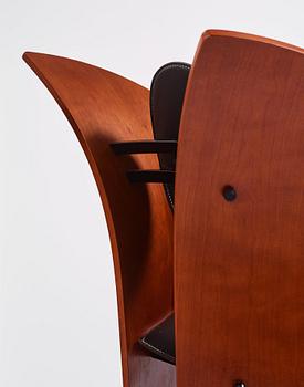 Svein Gusrud, a pair of "Sevilla" armchairs, Møremøbler, Norway 1990s.