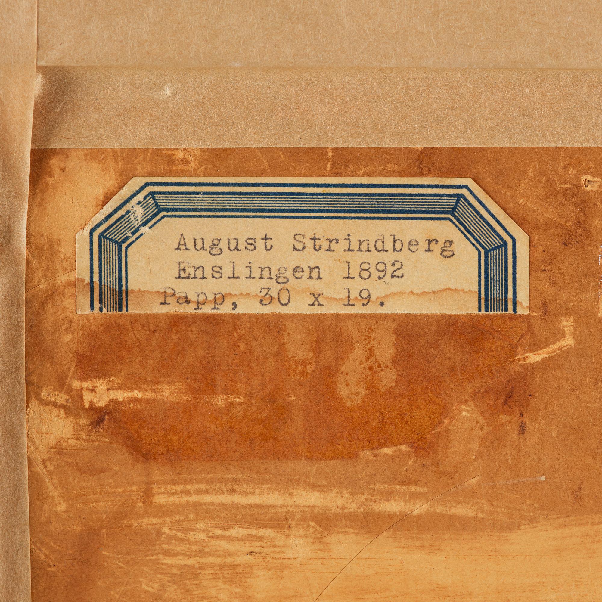 August Strindberg, "Enslingen" ("The Solitary One").