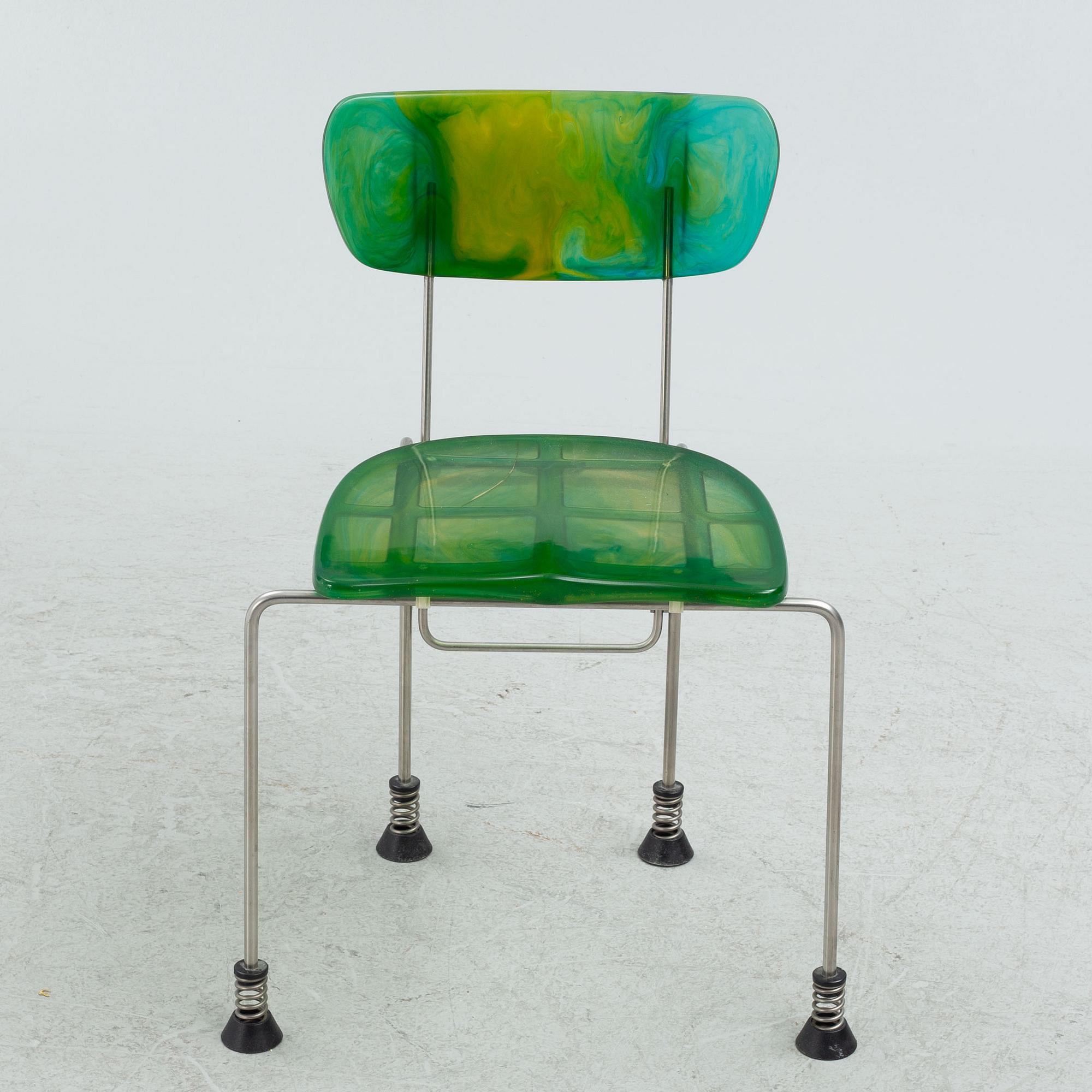 Gaetano Pesce, a "Broadway" chair model 543, Bernini, Italy, post 1993.
