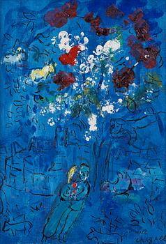 345. Marc Chagall, "Le Bouquet au-dessus de Vence".