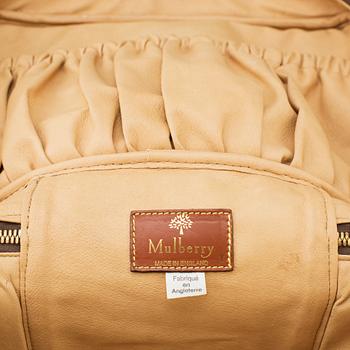 A Mulberry scotchgrain beautybox and travel wash case.