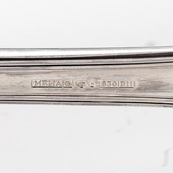 A silver cutlery set, model "Old Danish", mostly with mark of Cohr, Denmark (157 pieces).