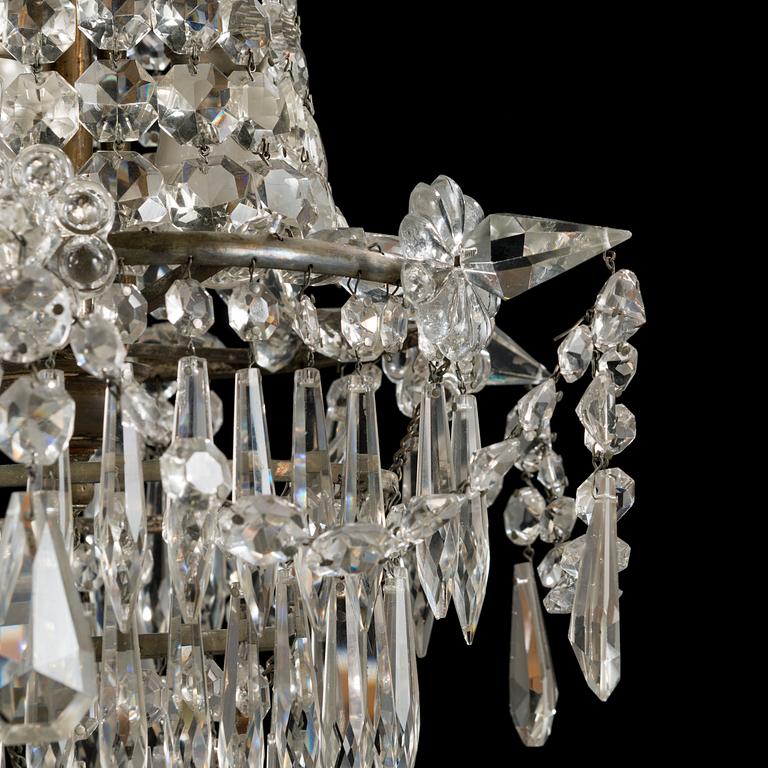 An early 20th century chandelier.