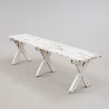 TRÄDGÅRDSBÄNK, 1900-talets första hälft.