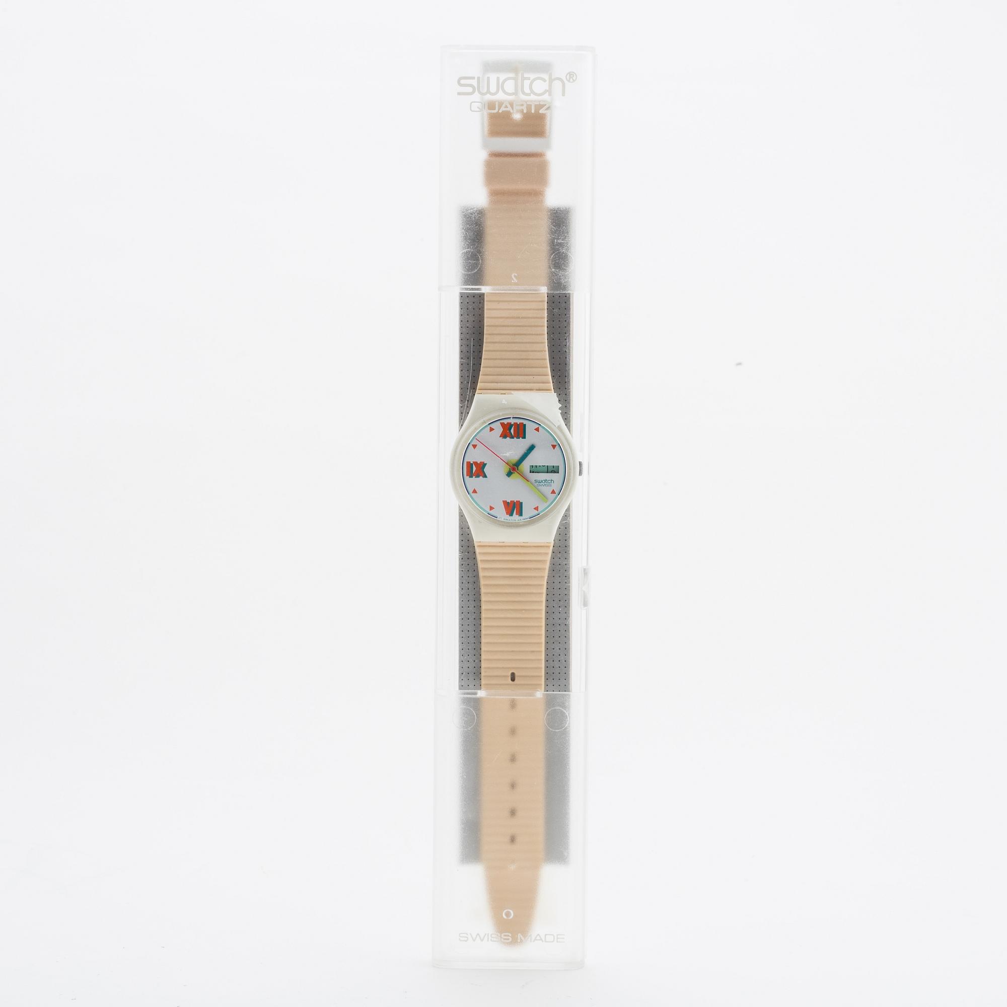 Swatch, Short Leave, wristwatch, 34 mm.