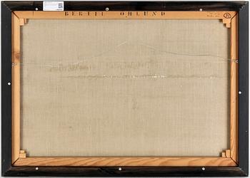 BERTIL ÖHLUND, olja på duk. Signerad och daterad -56.