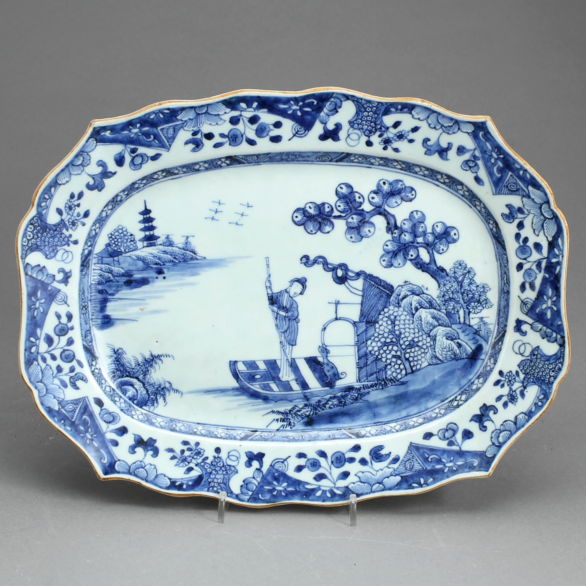 STEKFAT, porslin, Kina, Qianlong, (1736-1795).