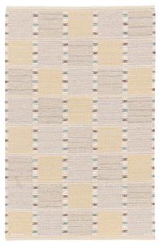 308. Barbro Nilsson, a carpet, 'Falurutan gul S', flat weave, c. 200 x 150 cm, signed AB MMF BN.