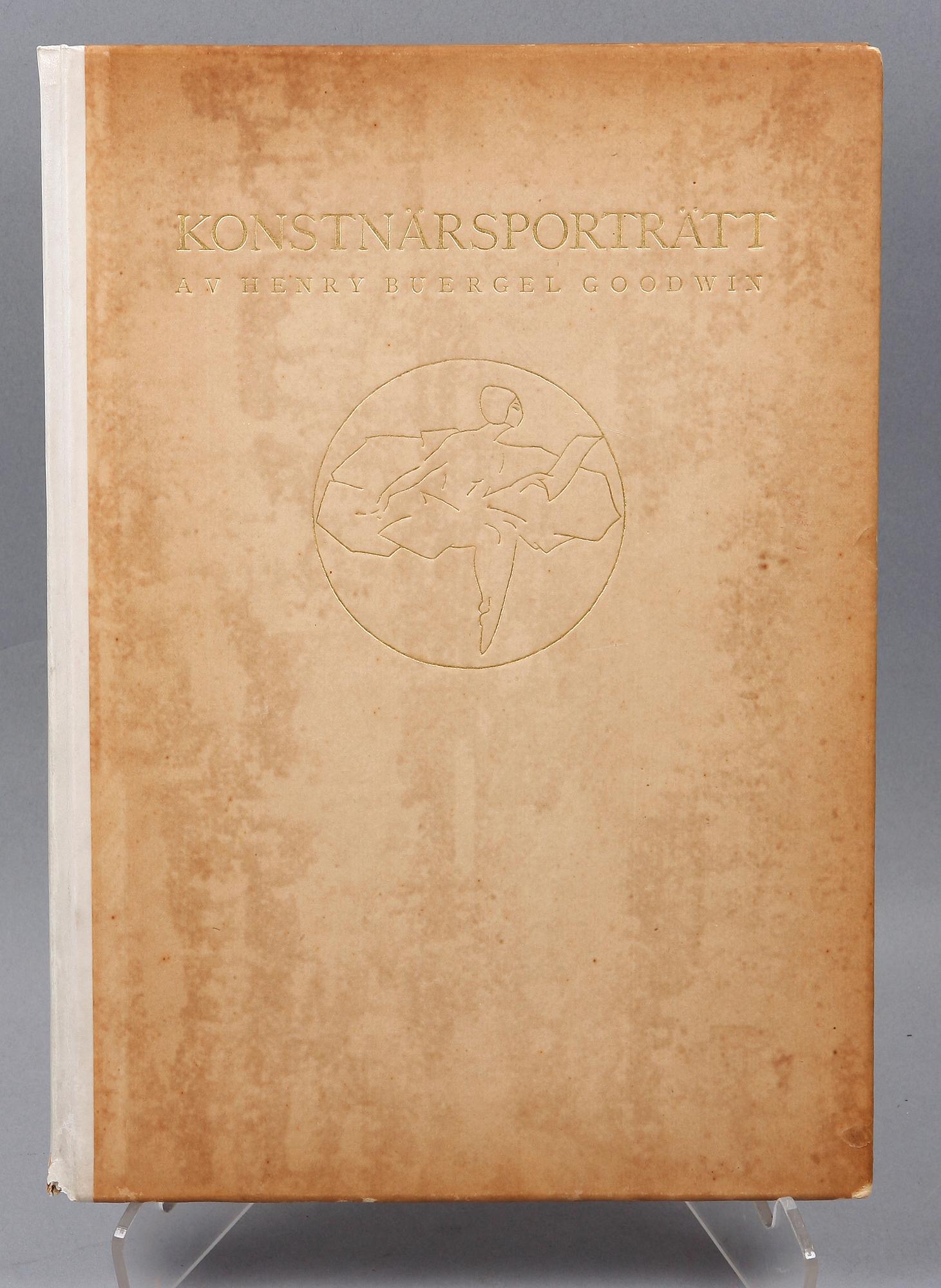 BOK, "Konstnärsporträtt av Henry Buergel Goodwin, sign o numr 96/200.