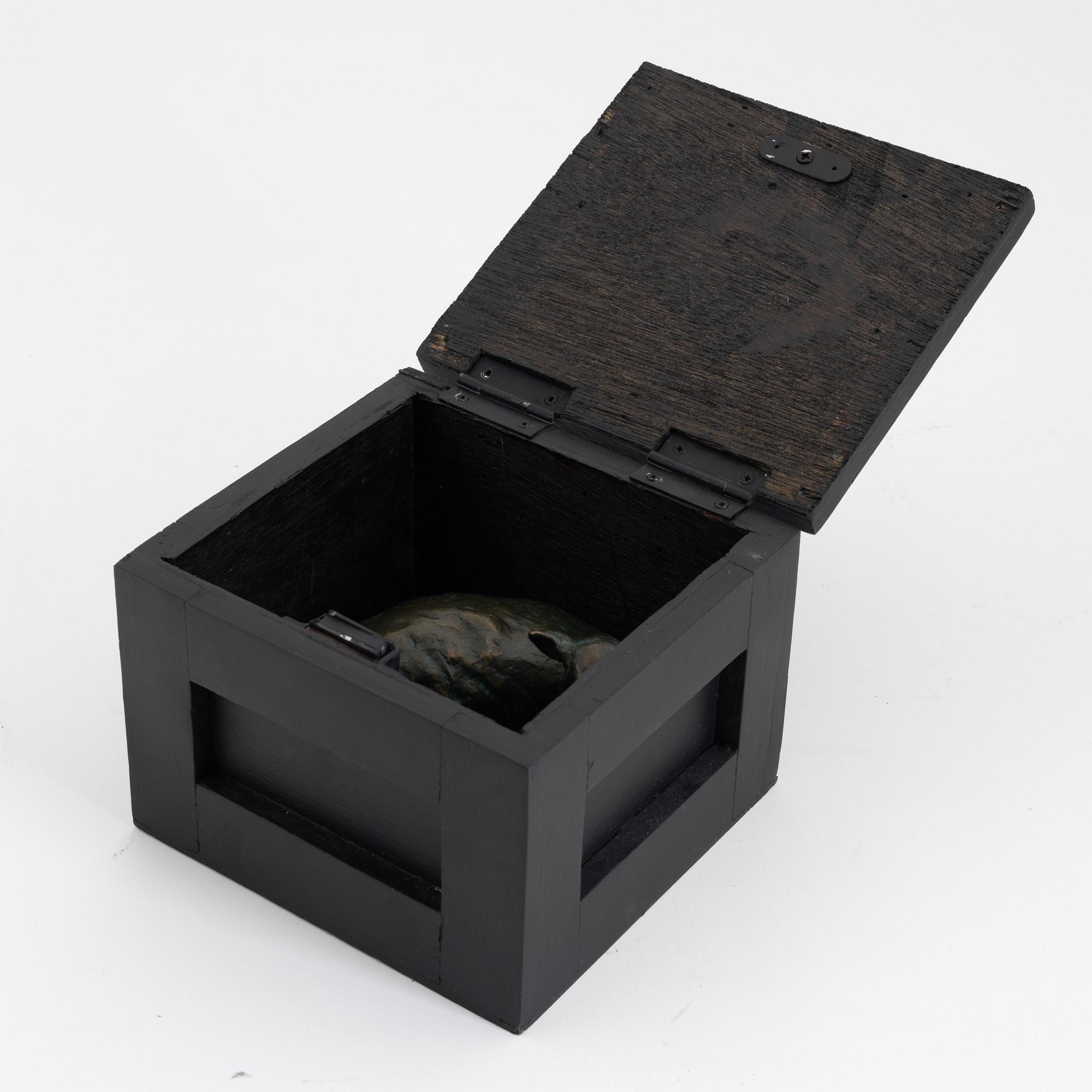 Henrik Allert, a signed bronze sculpture.