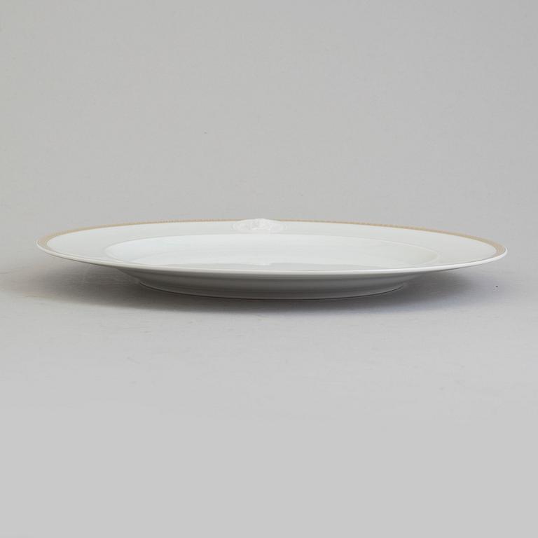 MATTALLRIKAR 6 st, porslin, Médaillon Méandre d'Or, Ikarus, Versace för Rosenthal.