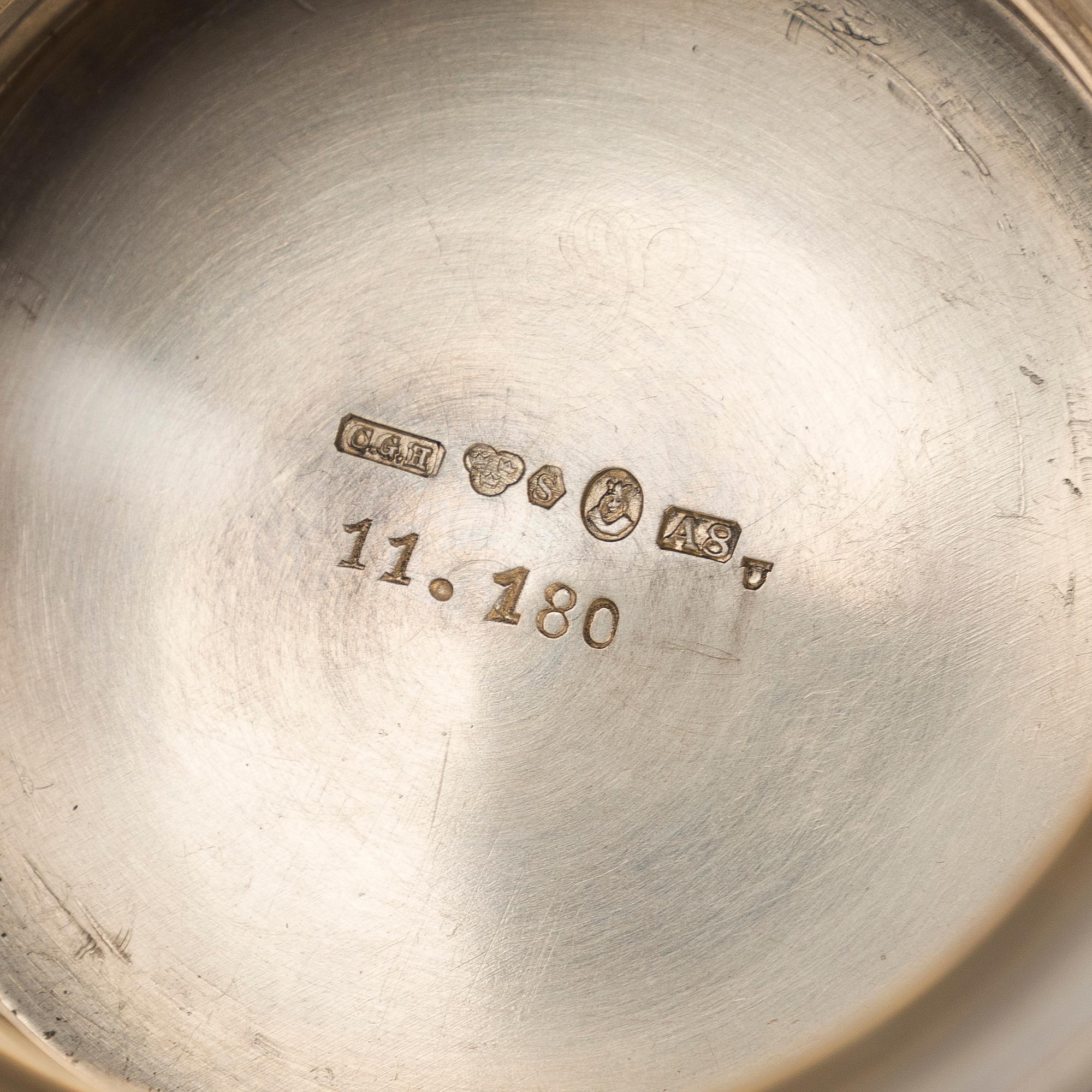 CG Hallberg, a silver vase, Stockholm 1927.