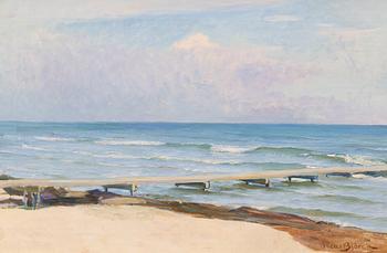 Oscar Björck, Swimmers' jetty in Skagen.