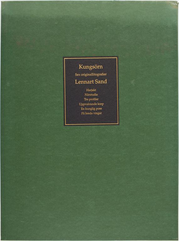 LENNART SAND, portfölj med sex färglitografier, sign 95/280 o dat -91.