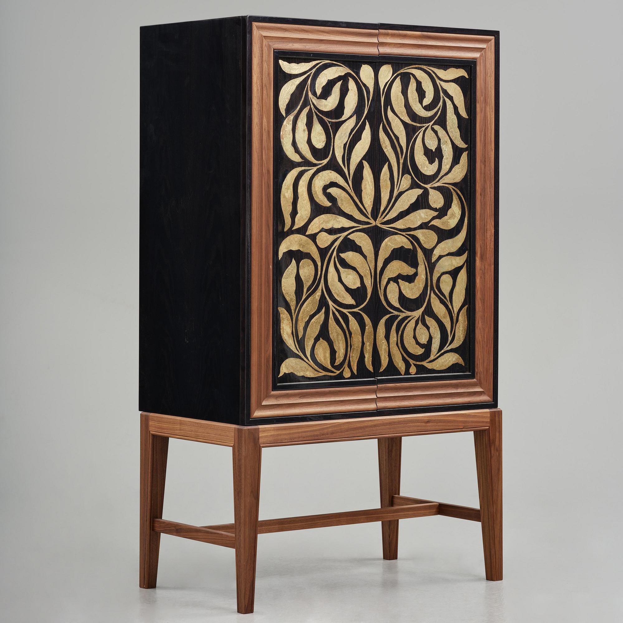 Attila Suta, a unique cabinet, executed in his own studio, Stockholm, 2025.