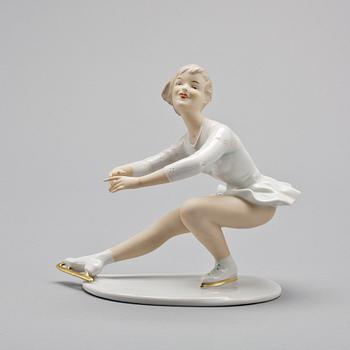 FIGURIN, porslin, Wallendorf, 1900-talets andra hälft.