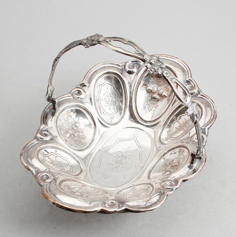 FRUKTFAT, nysilver, AG Dufva, sekelskiftet 1900.