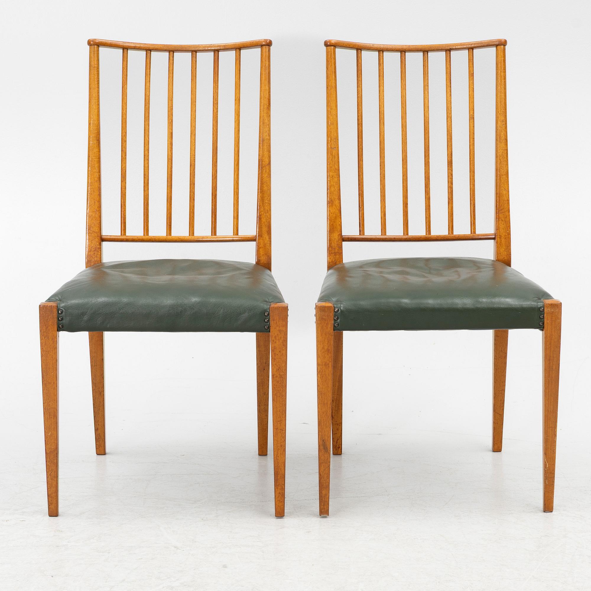Josef Frank, Chairs, a pair, model 970, Svenskt Tenn.