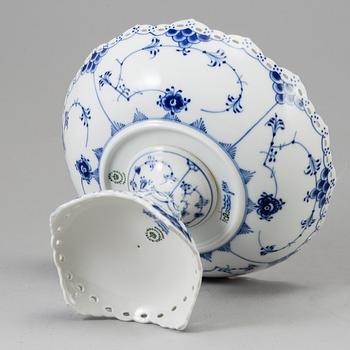 ROYAL COPENHAGEN, a 39 part 'Musselmalet' porcelain coffee service, Denmark.