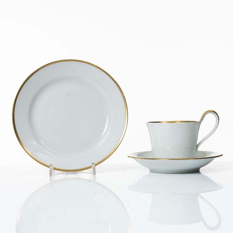 A 24-piece porcelain coffee service, Bing & Grøndahl, Denmark.
