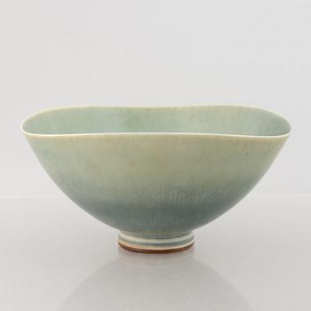 Berndt Friberg, a group of three stoneware bowls and a vase, Gustavsberg Studio.
