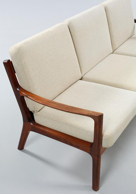 A sofa by Ole Wanscher for France & Son, third quarter of the 20th century.
