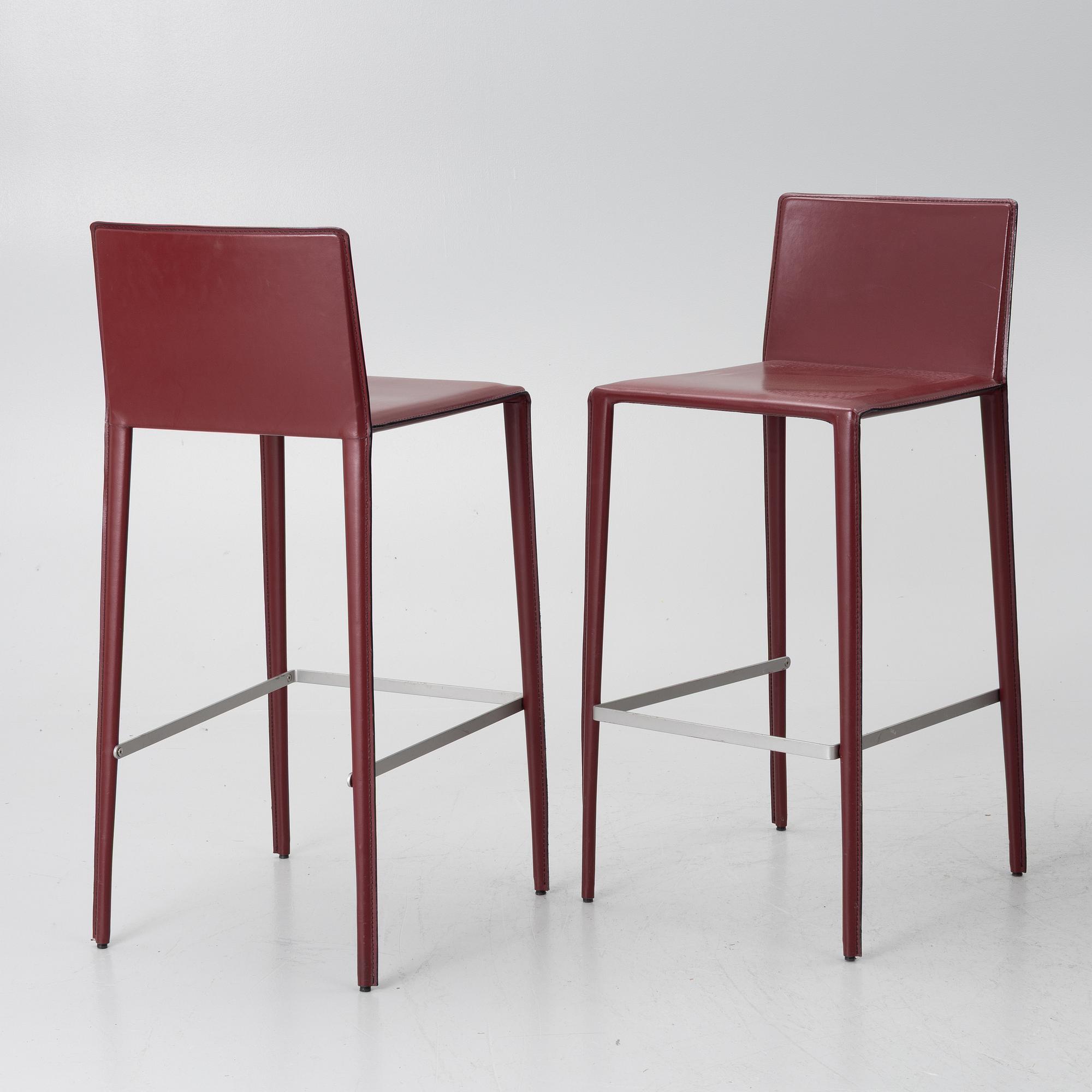 Lievore Altherr Molina, Four 'Norma' bar stools, Arper.