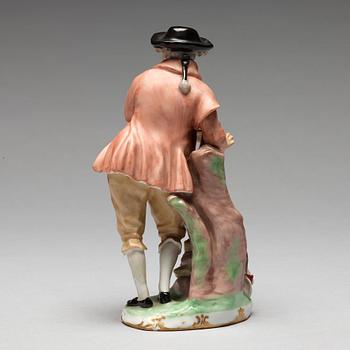 A 'Vienna' figure of a fiddler, 20th Century.