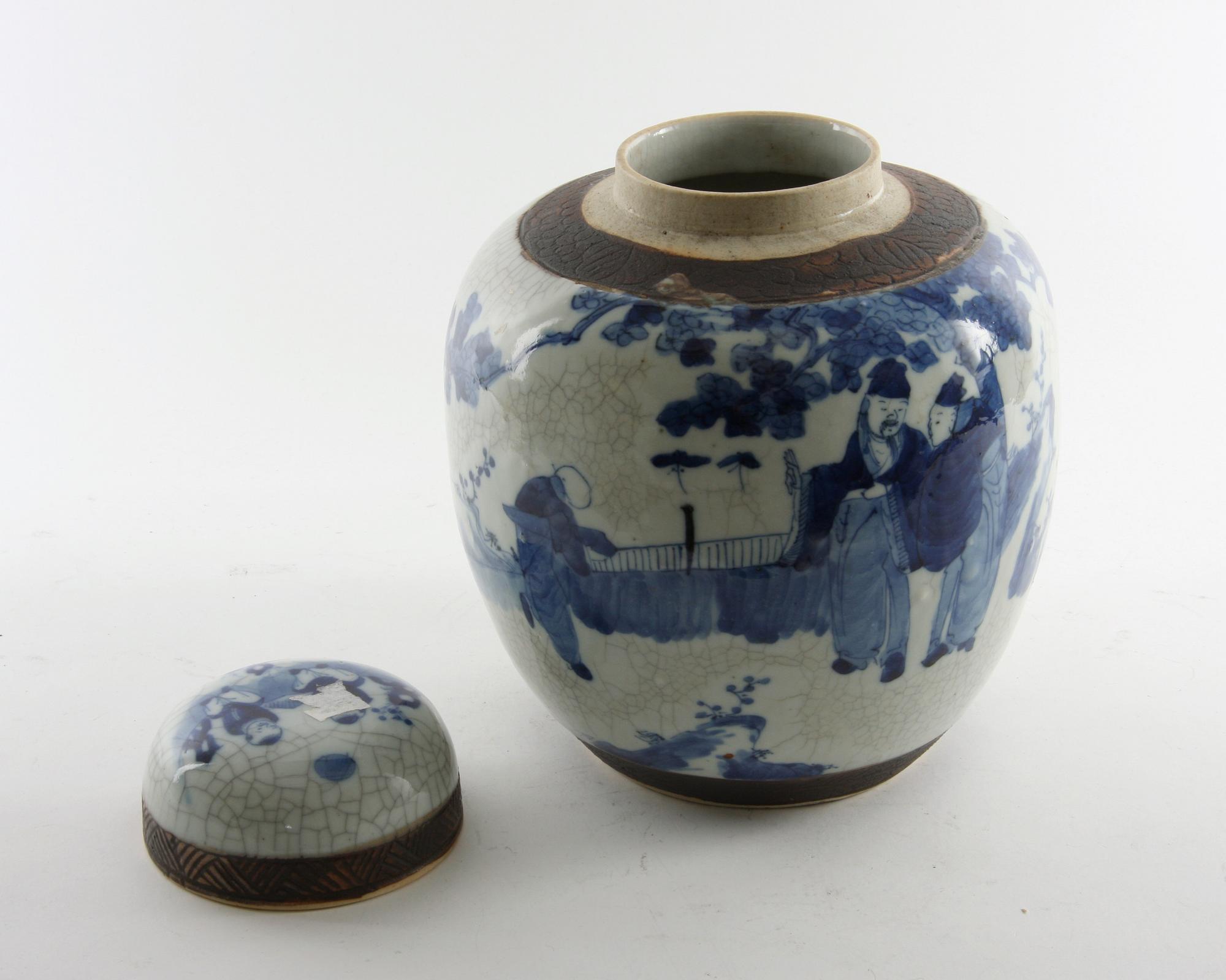 BOJAN MED LOCK, porslin, Kina.