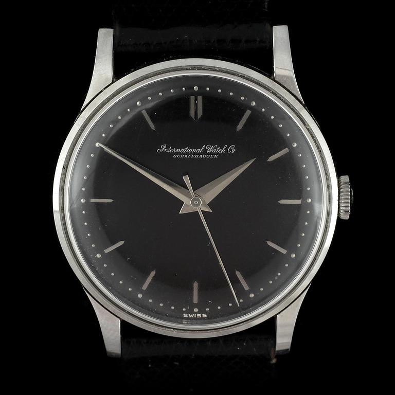 ARMBANDSUR, herr, stål, International Watch Company, IWC Schauffhausen, 1960-tal.