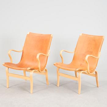FÅTÖLJER, ett par, "Eva", Bruno Mathsson, Dux.