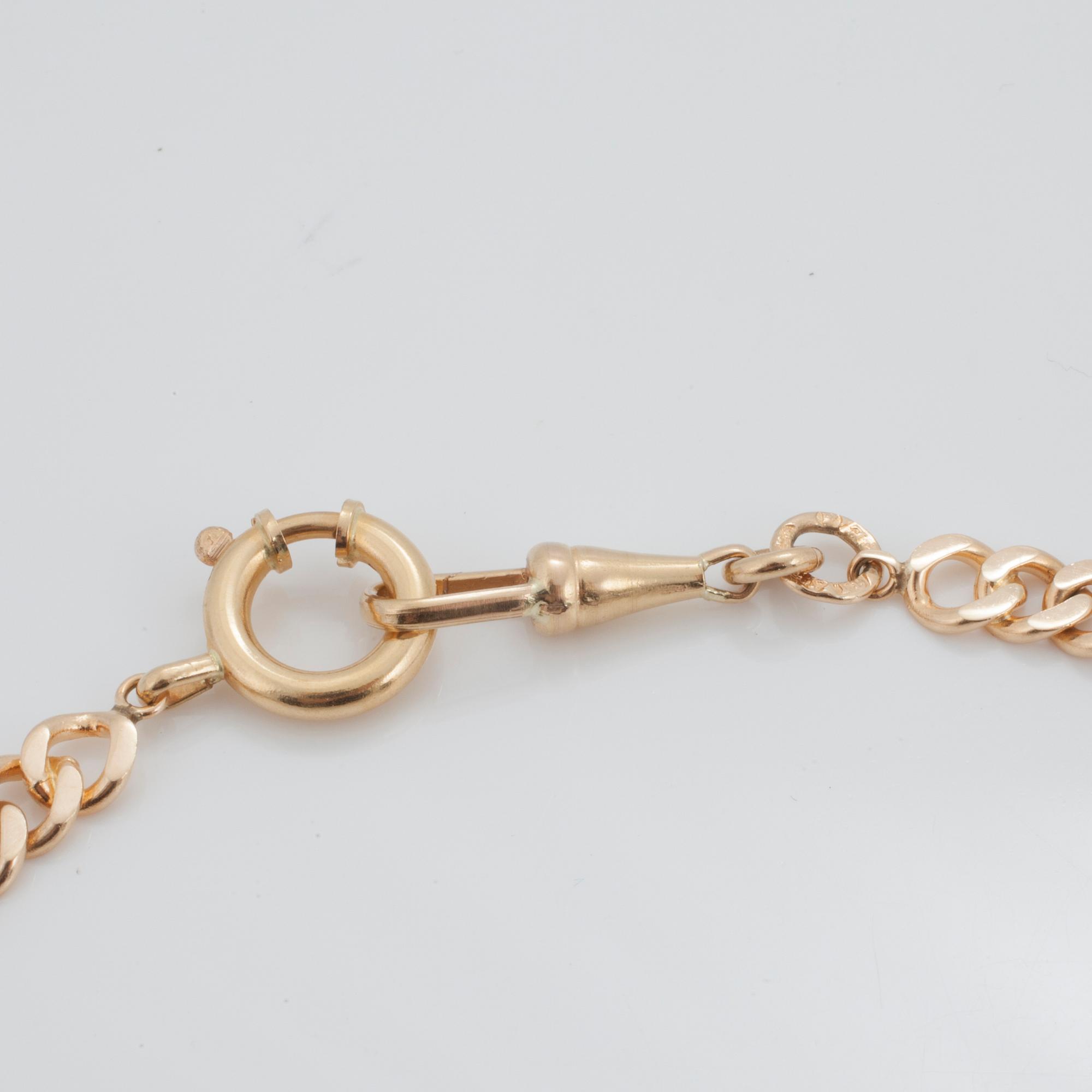 FICKURSKEDJA, 18K guld, ca 1969.