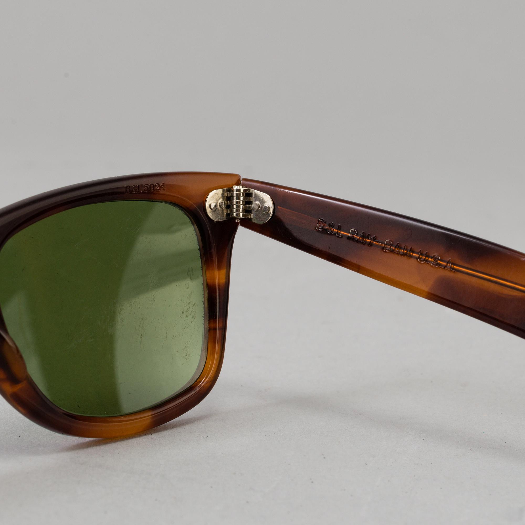Two pairs of Wayfarer 40 Years Special Edition sunglasses, RayBan, USA.