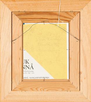 Pentti Koivikko, öljy levylle, signeerattu ja päivätty -92.