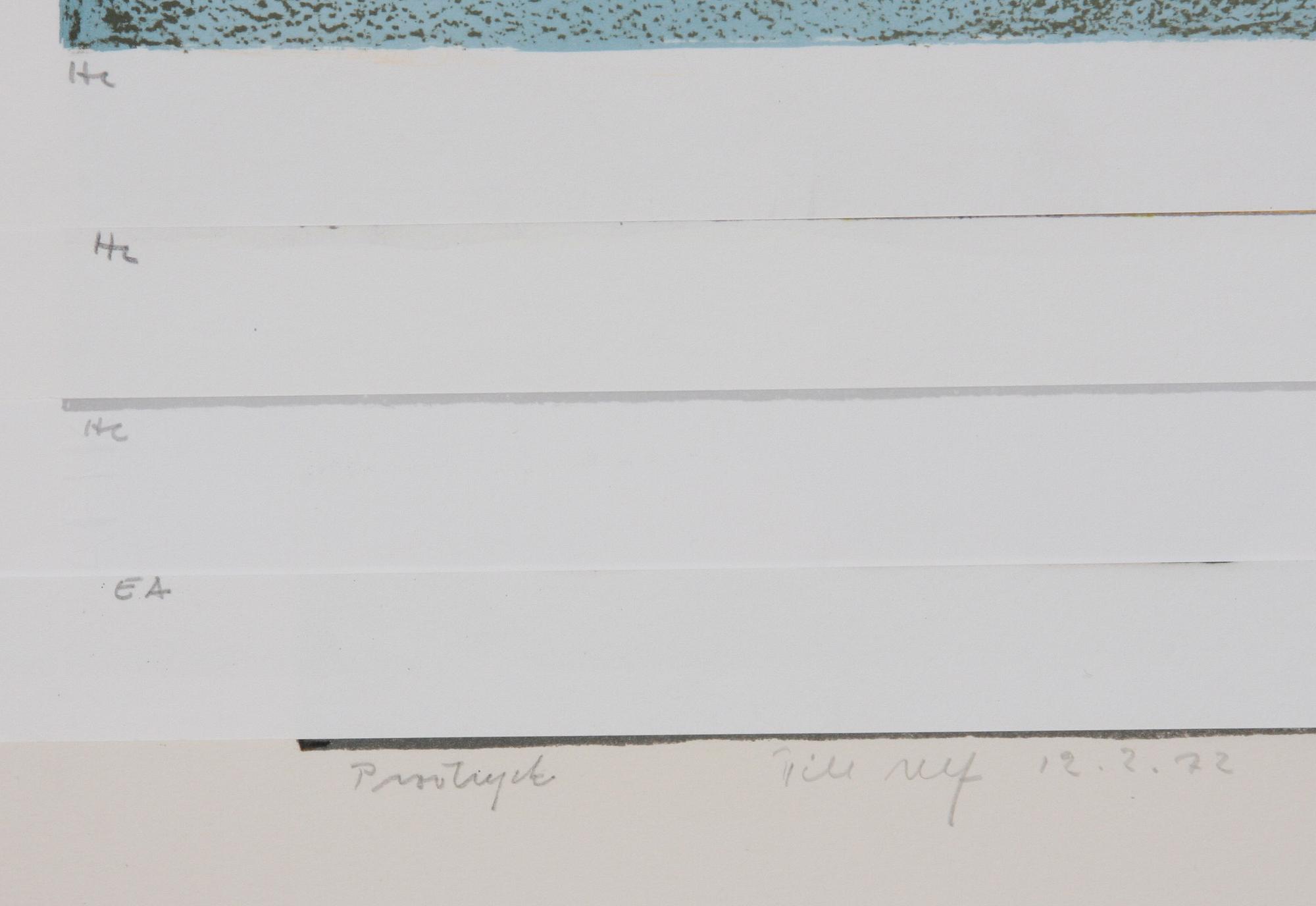 LIND FOLKE, litografier, 5 st.