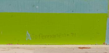 ARTO PENNANEN, oil on board, signed and dated -71.