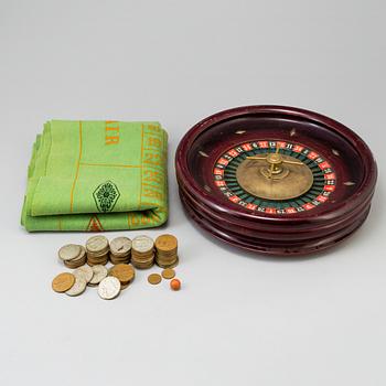 A Roulette wheel, 20th century.