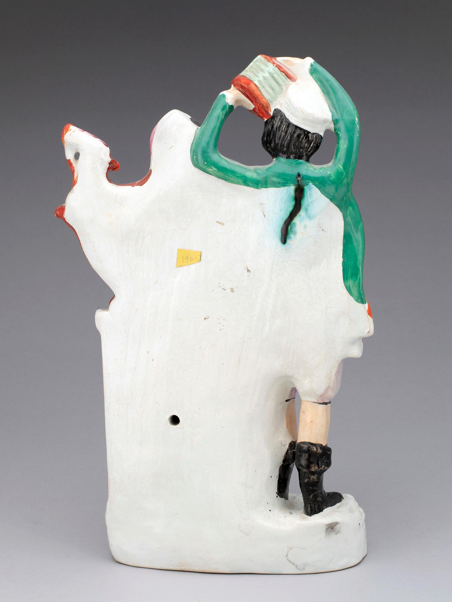 FIGURINER, keramik, Staffordshire, sent 1800-tal.