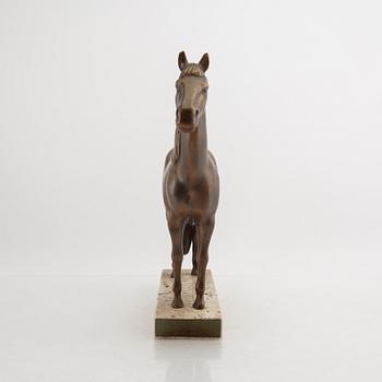 A 20th century bronze sculpture.